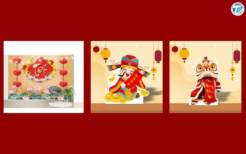 Standee Tết thân thiện môi trường